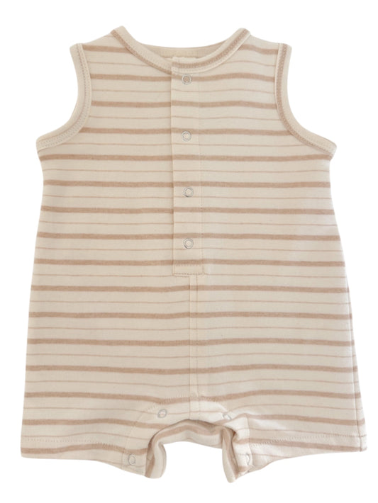 Biscuit/Mixed Striped Organic Shortie