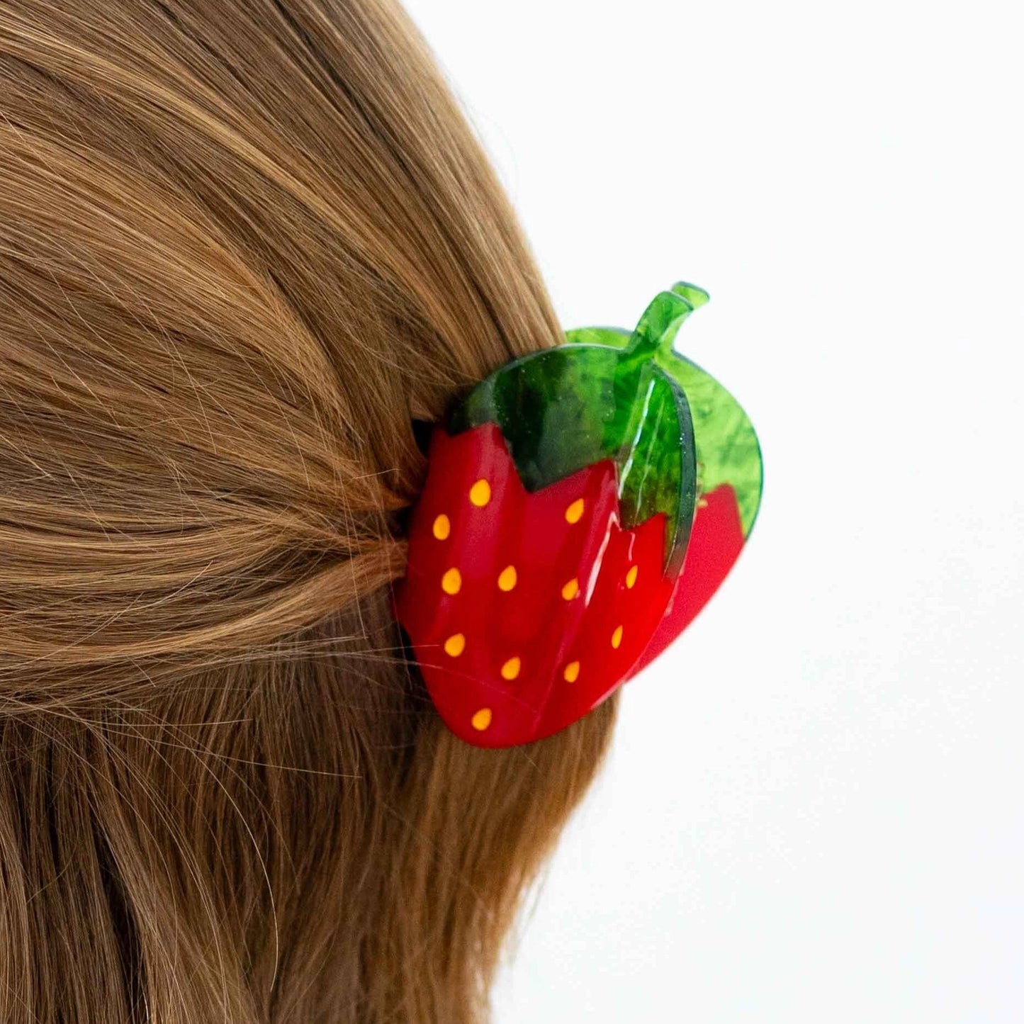 Midi Strawberry Hair Claw by Jenny Lemons