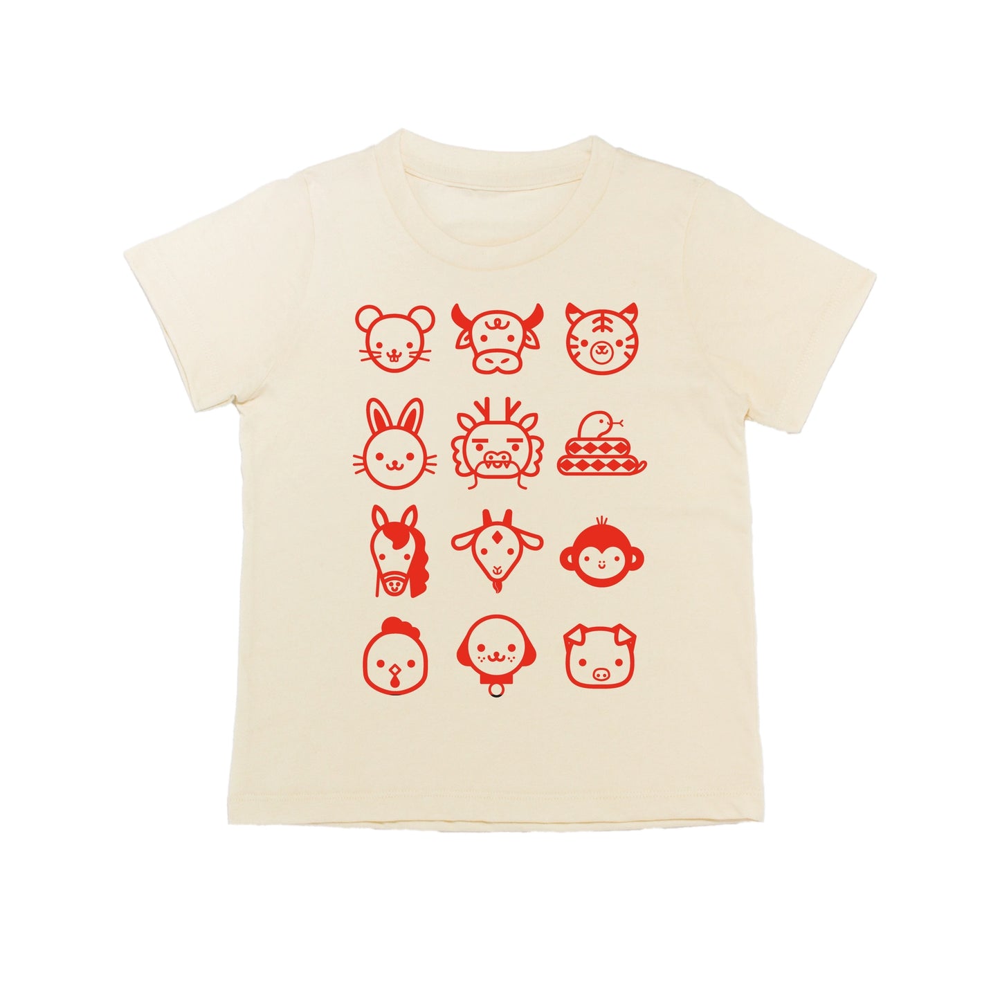 Zodiac Animals Lunar New Year Graphic Tee