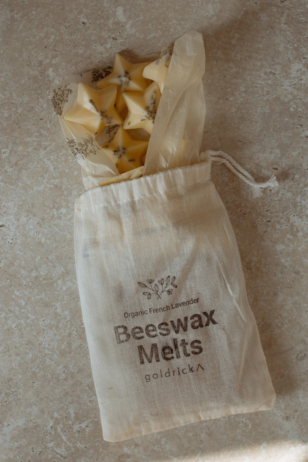 Organic Lavender Beeswax Melts by Goldrick