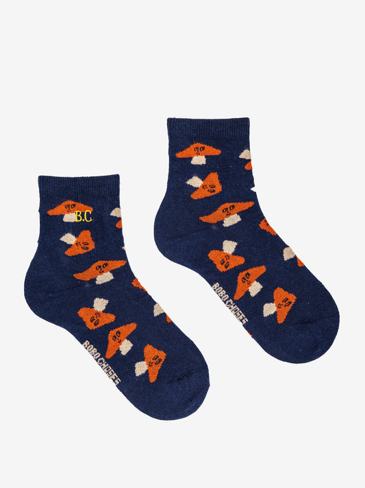 Mr. Mushroom Short Socks by Bobo Choses