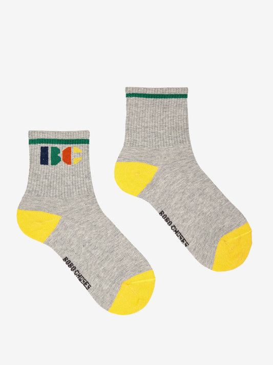 Multicolor B.C Short Socks by Bobo Choses