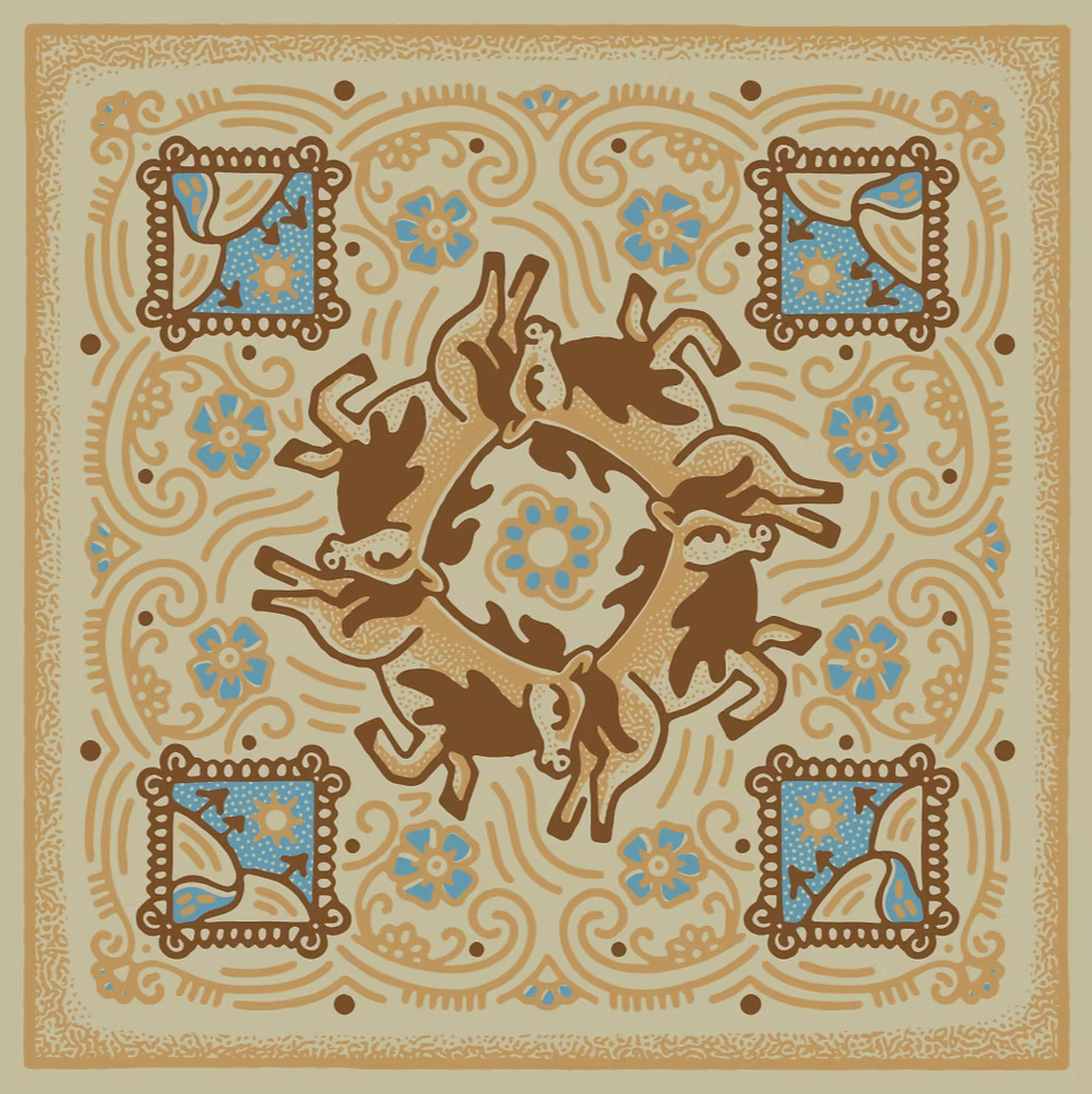 June 2023 Bandana by Zaine Vaun - Adult Size