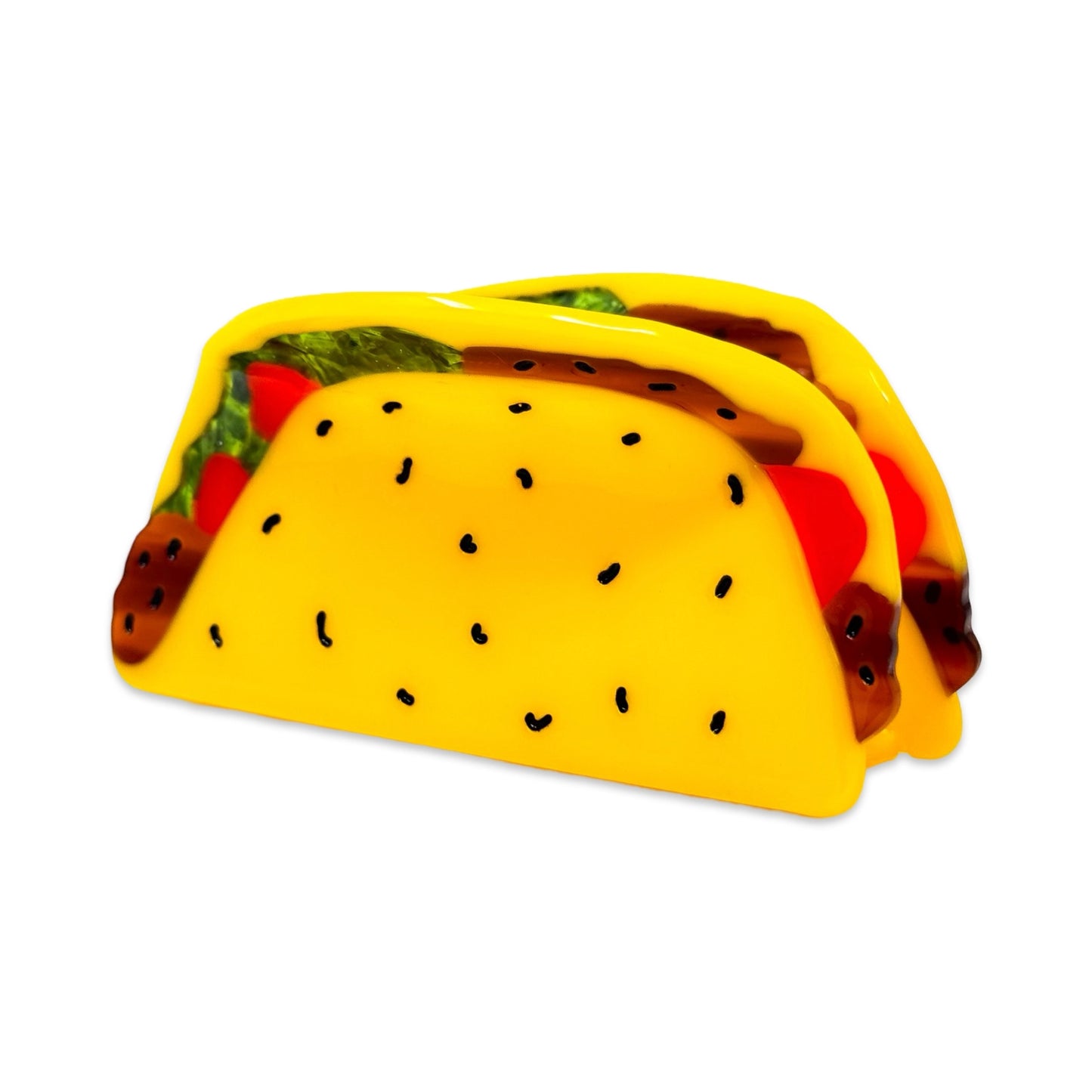 Large Taco Hair Claw by Jenny Lemons