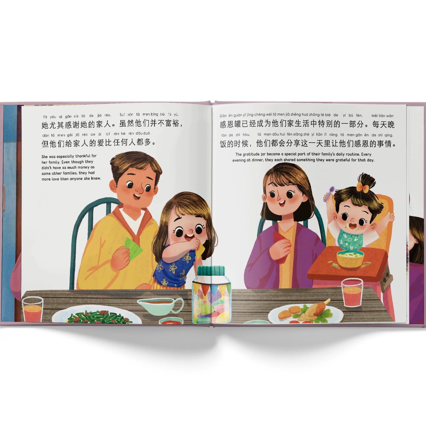 The Gratitude Jar: Bilingual Simple Chinese Book