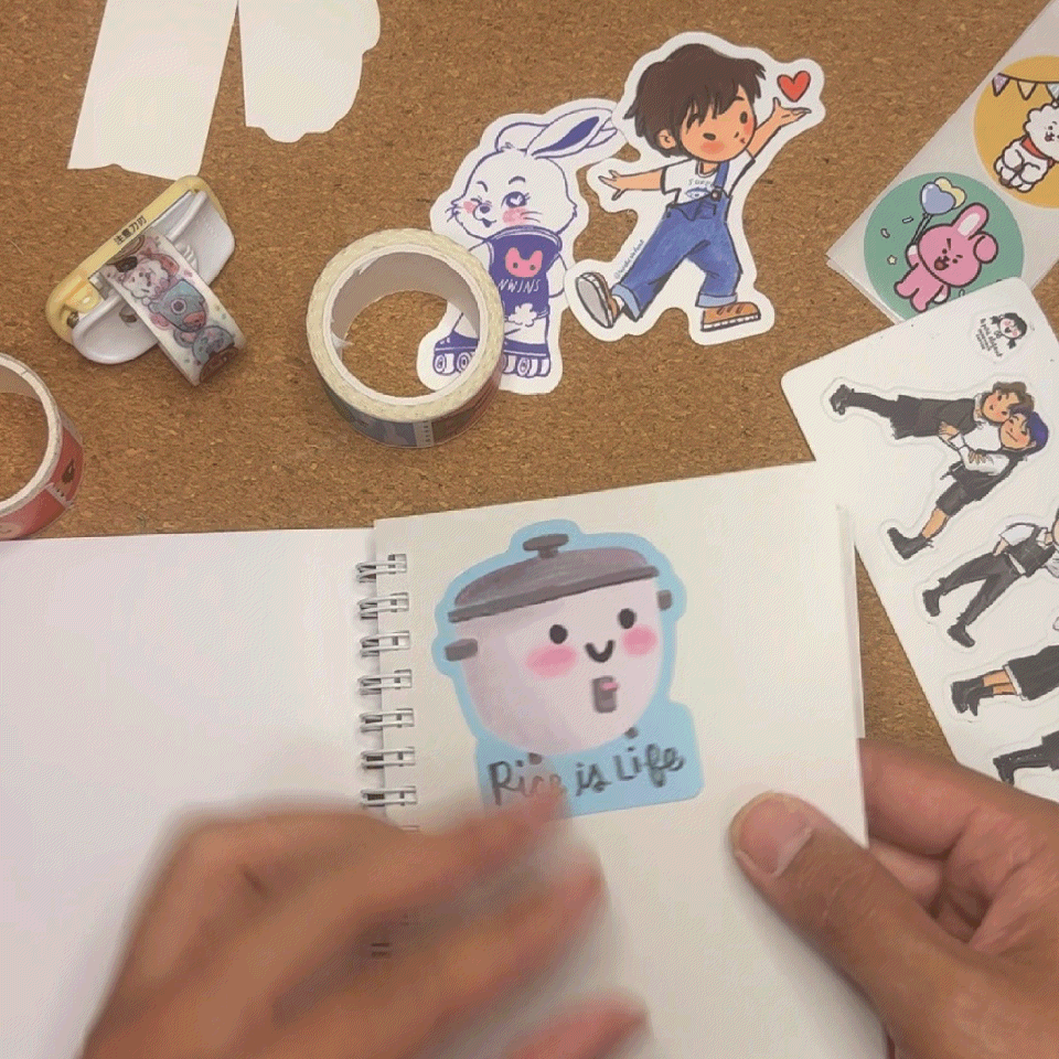 Never Not Collecting Stickers Reusable Sticker Book (Small)