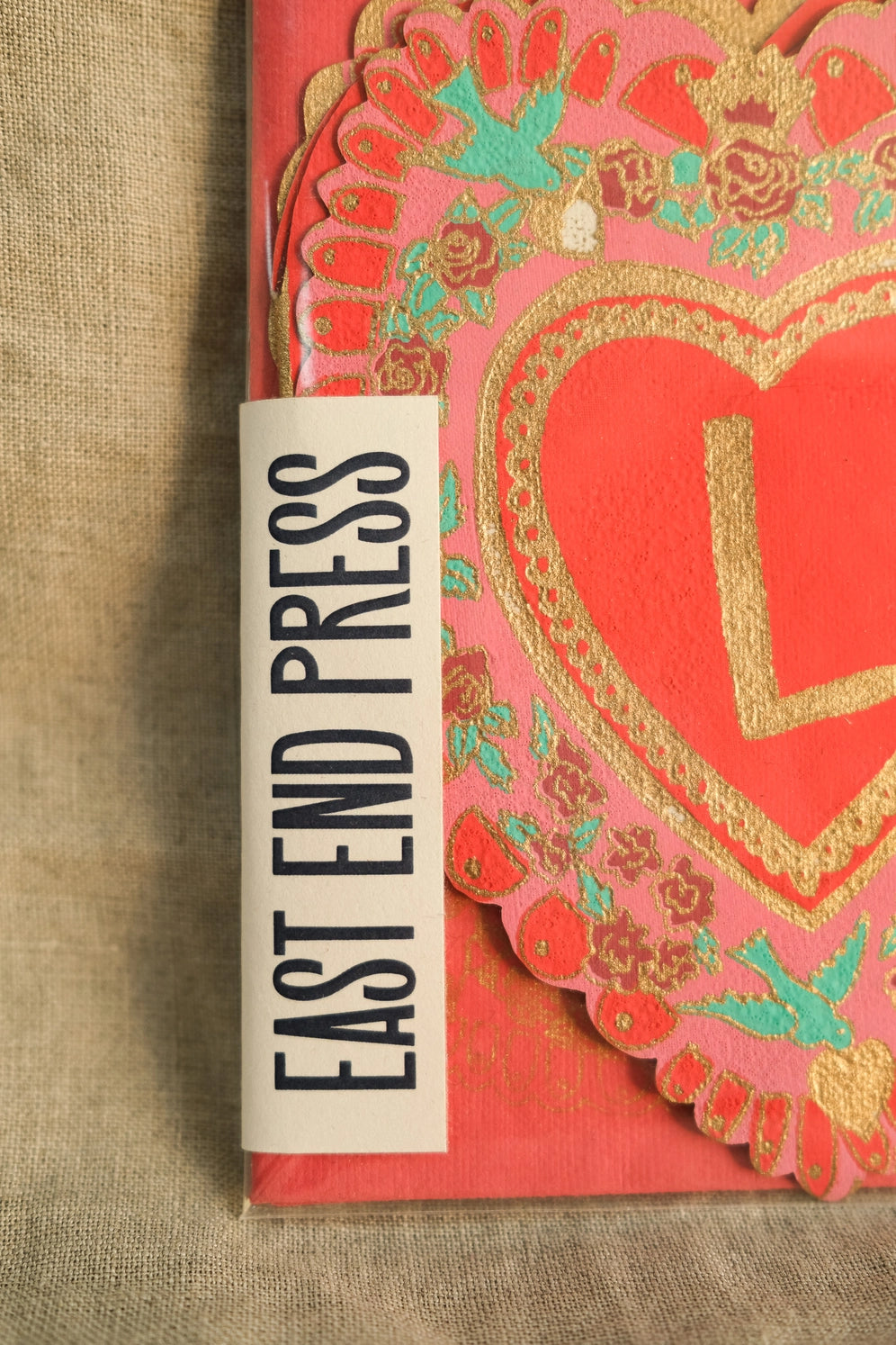 Love Concertina Greeting Card by East End Press