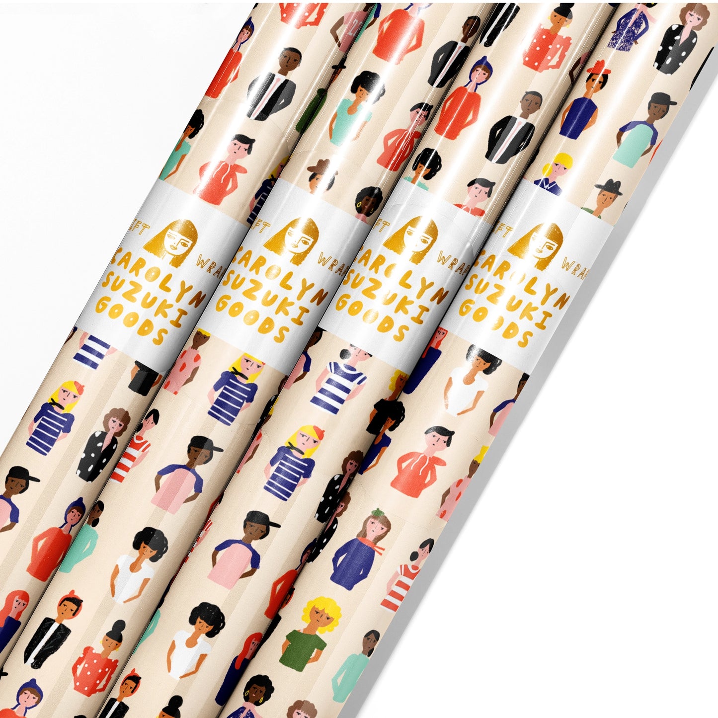 Friends - Rolled Gift Wrap