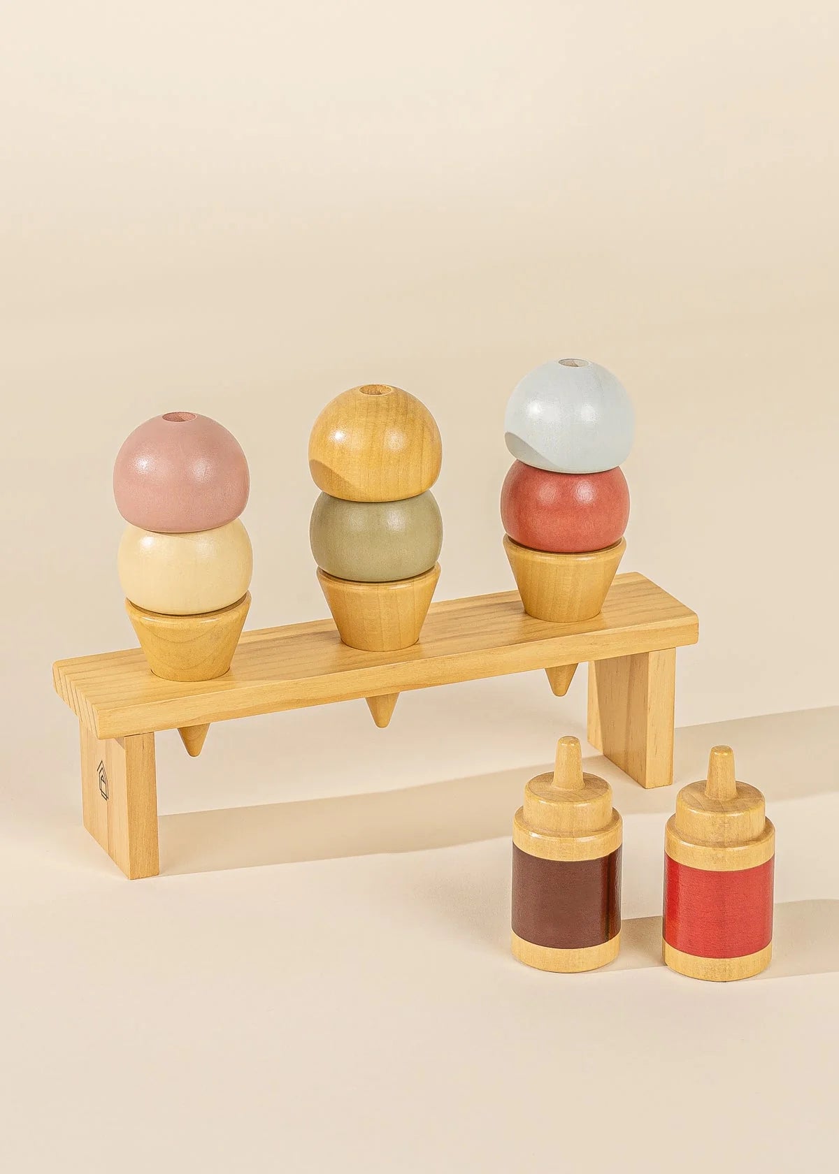 Wooden Ice Cream & Stand by Coco Village