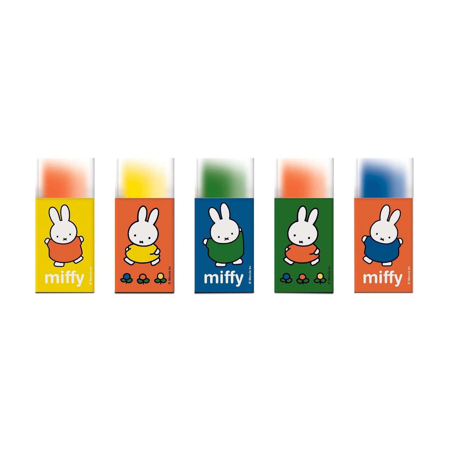 Block Miffy Eraser Set