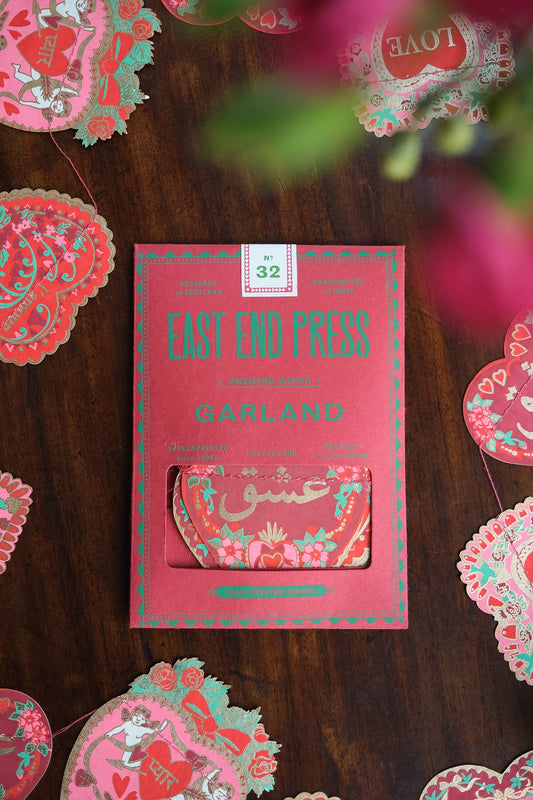 Valentines Sewn Garland by East End Press