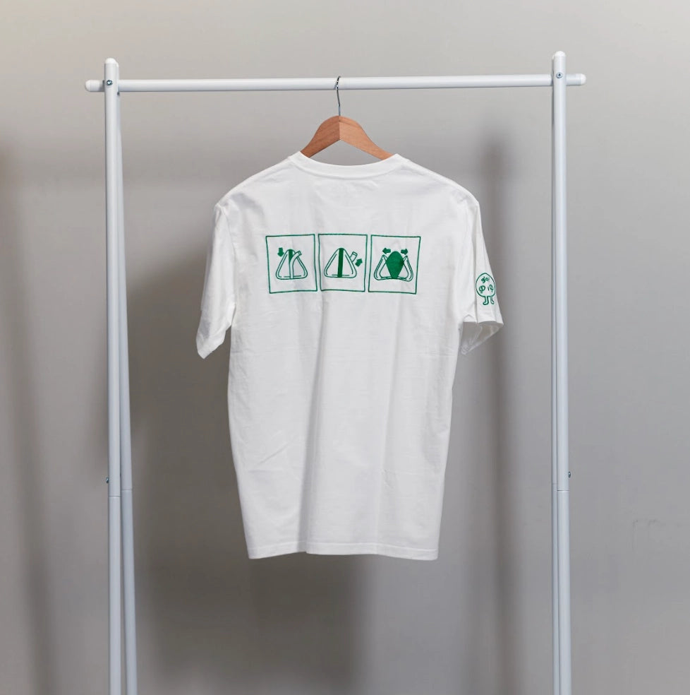 Onigiri: Embroidered Short Sleeve T-Shirt