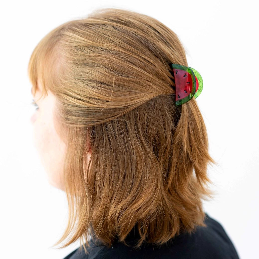 Mini Watermelon Hair Claw by Jenny Lemons