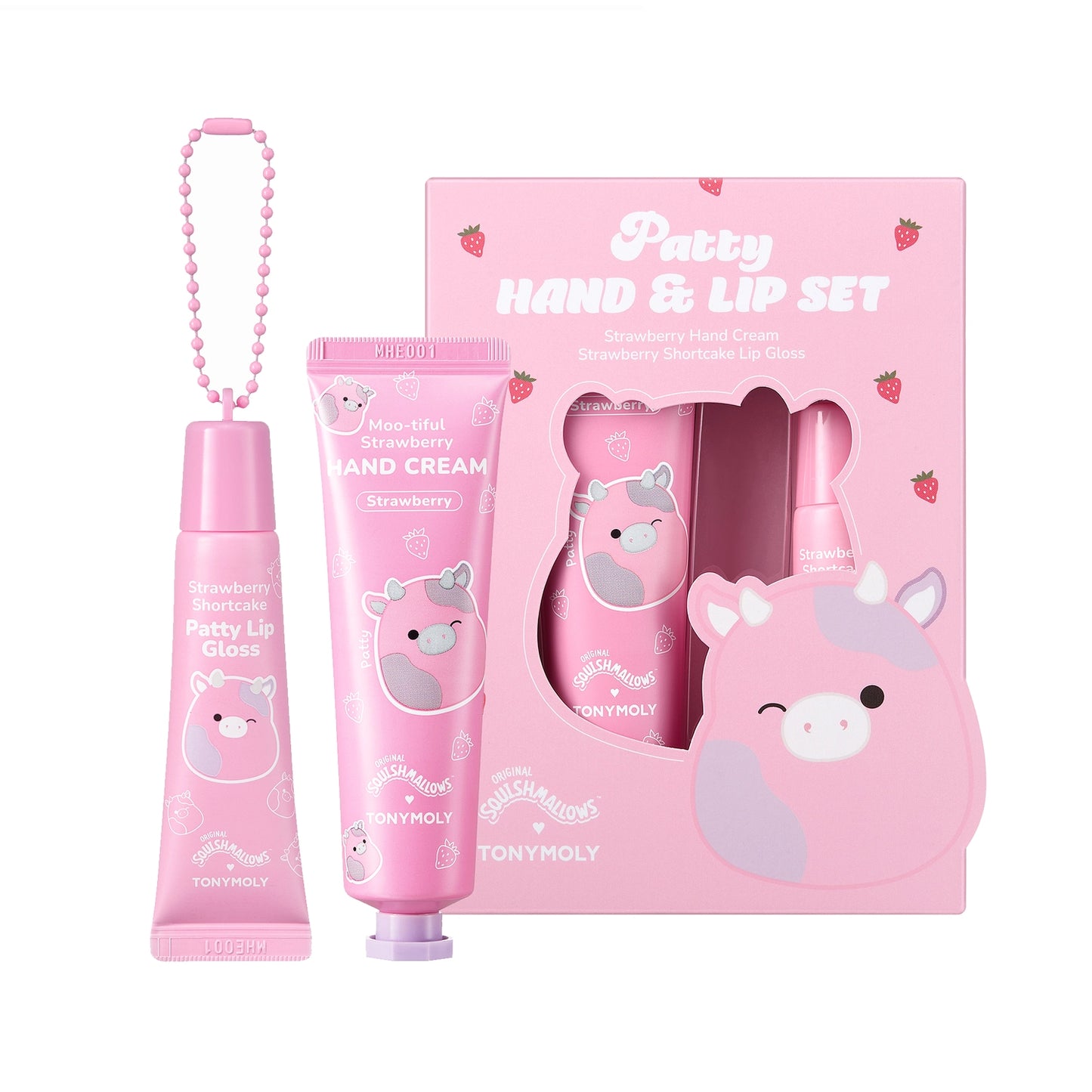 Squishmallows x TONYMOLY Patty Hand & Lip Set