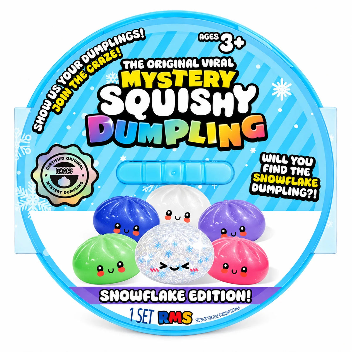 Rms® Crazy Fun™ Mystery Dumpling -Snowflake Edition