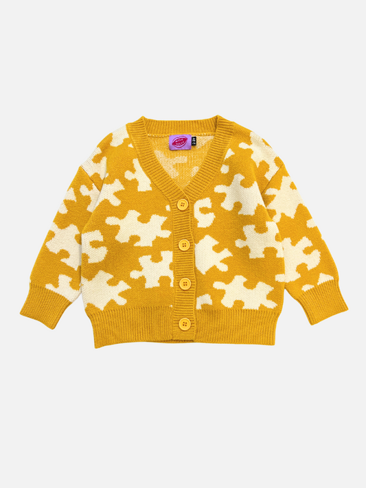 Puzzle Cardigan - Yellow