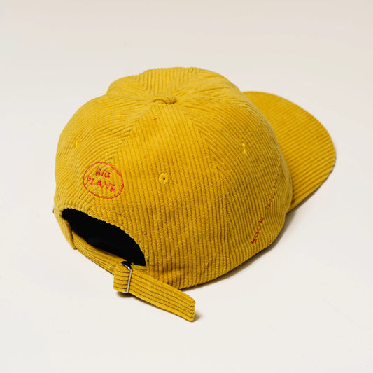 Big Plans: Yellow Corduroy Baseball Cap (Adult)