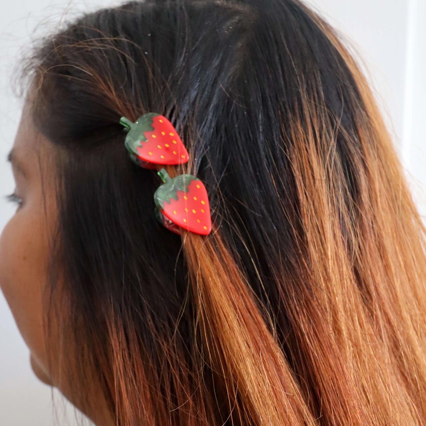 Micro Fruit & Flowers Hair Claw Clip Set