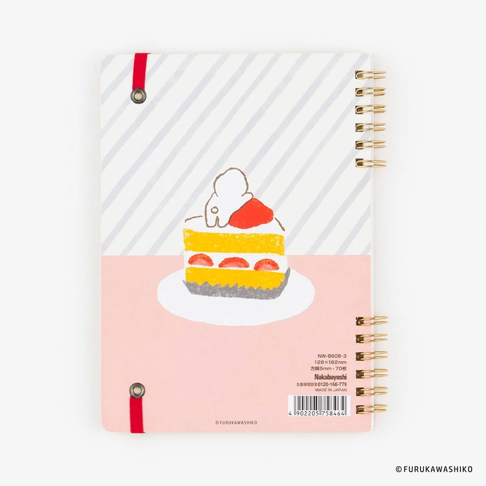 Nakabayashi Logical Spiral Notebook- Strawberry Cake