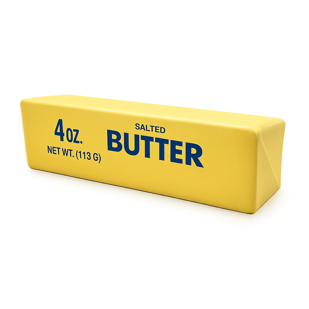 Fun Doh 6" Butter Stick Slow-Rise Squishy Toy