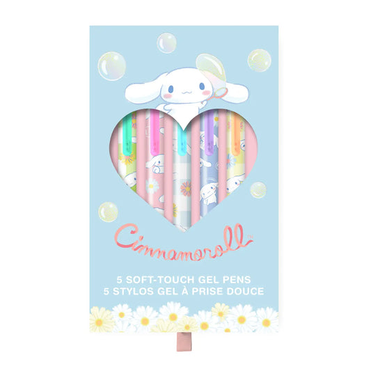 Sanrio Sweet Daisies Cinnamoroll™ Soft-Touch Gel Pen Set