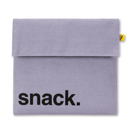 Flip Snack Bag in "Snack Lavender" by Fluf