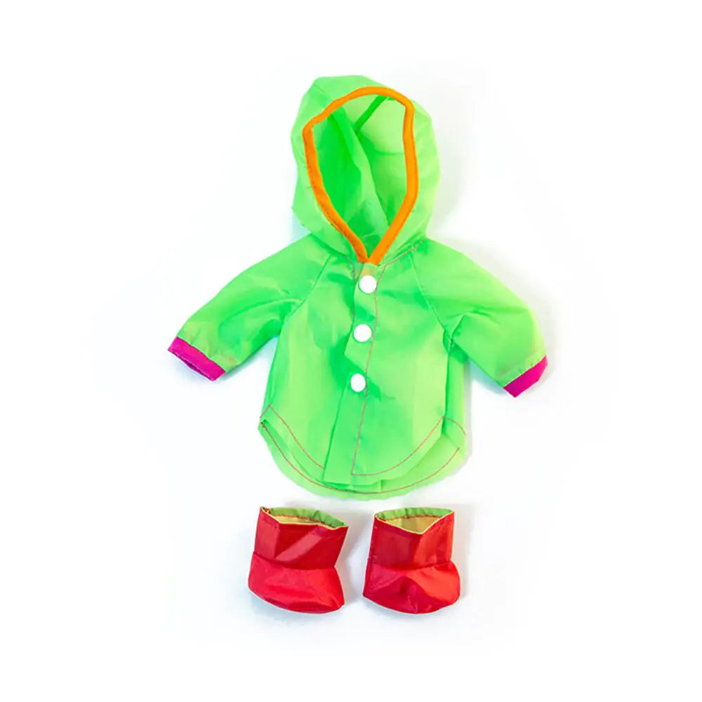 Miniland Raincoat and Boots Set for 12 5/8" doll