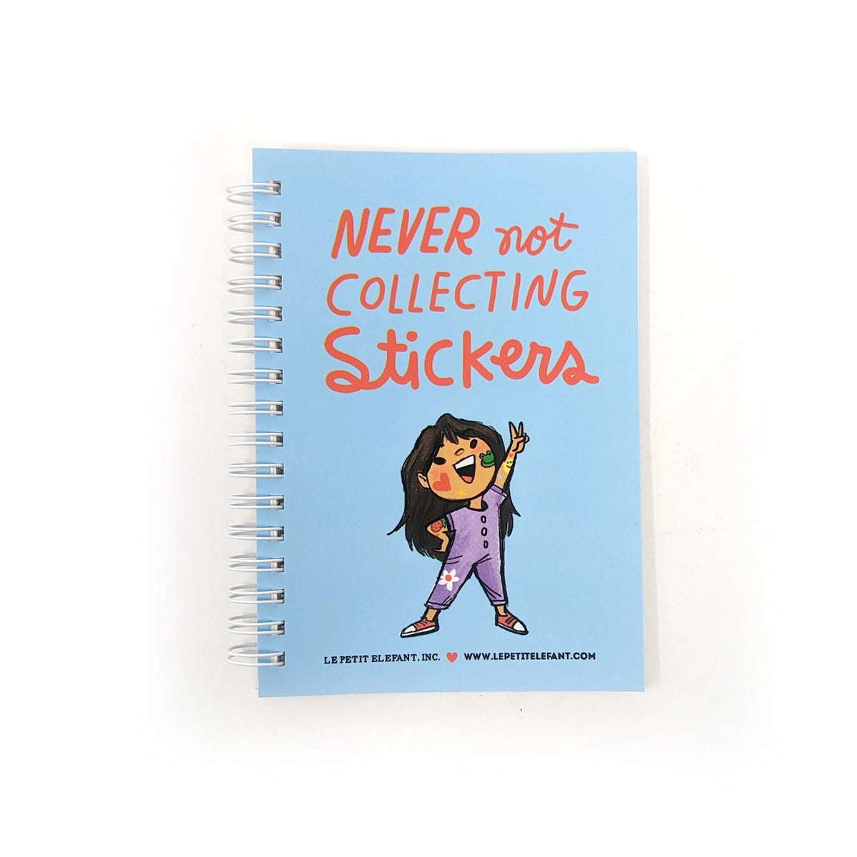 Never Not Collecting Stickers Reusable Sticker Book (Small)