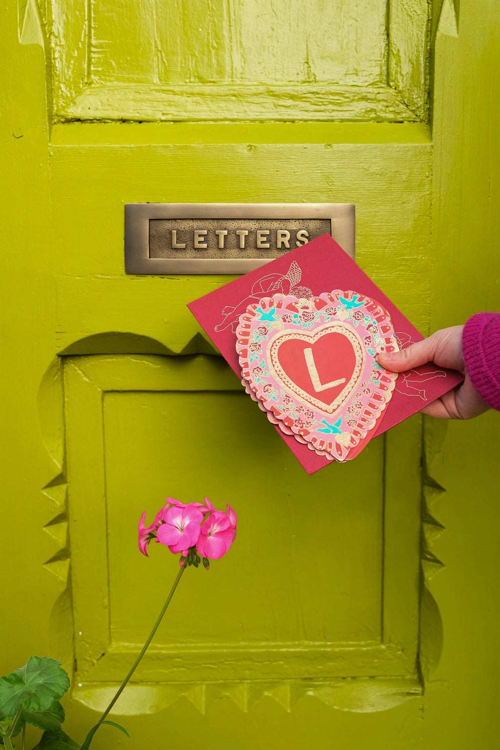 Love Concertina Greeting Card by East End Press