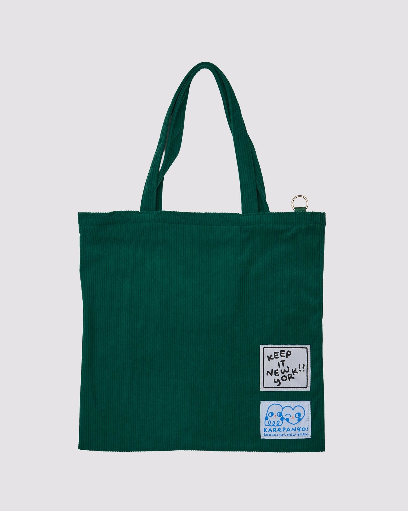 Smell More Flowers Large Corduroy Tote