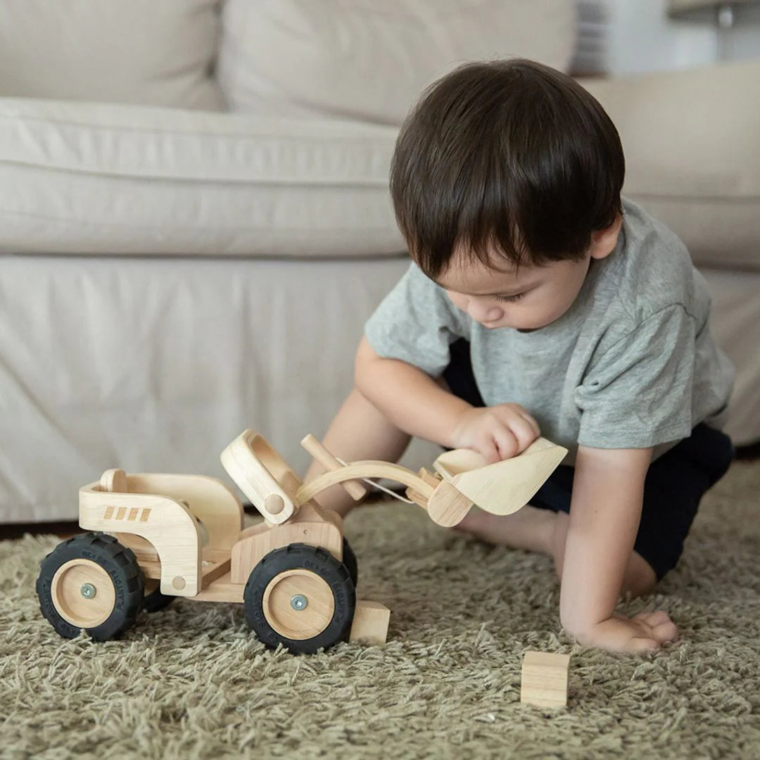 Bulldozer Toy Car with Handle