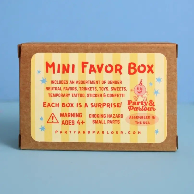 Kids Mini Party Favor Box *COMING SOON!*