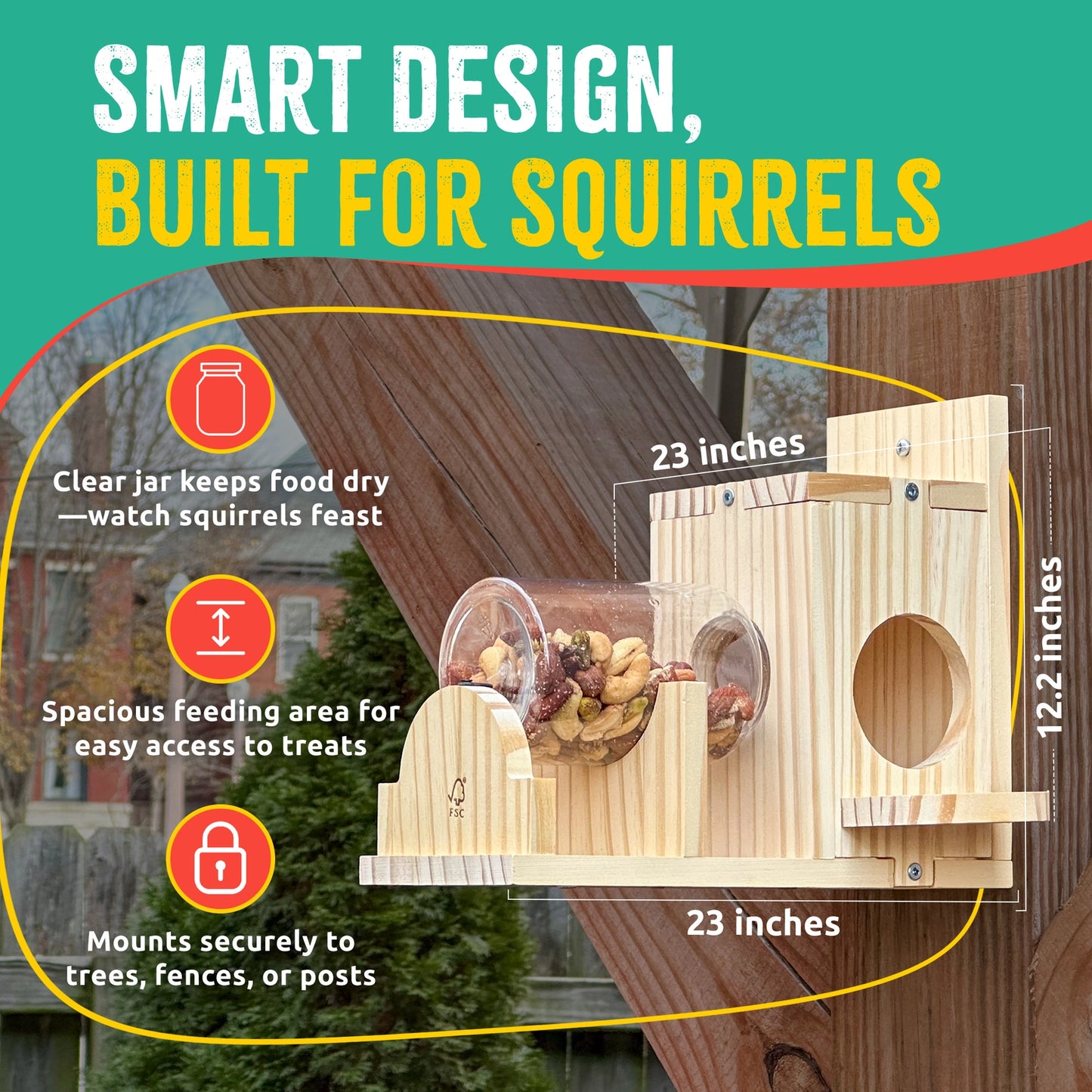 Squirrel Feeder Woodworking Kit