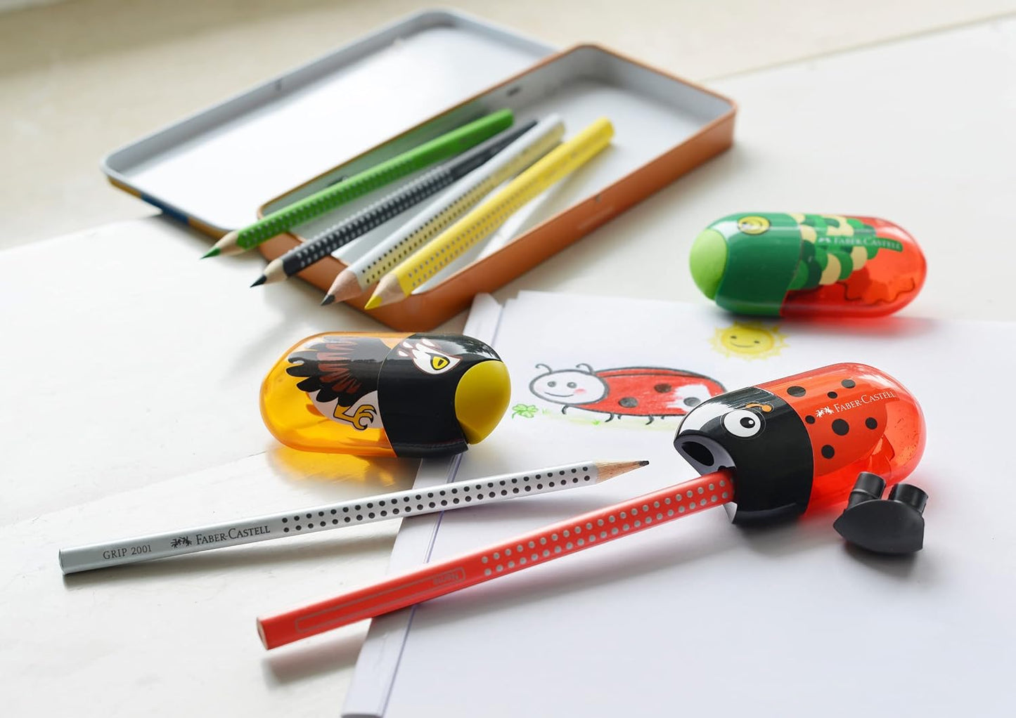 Ladybug Character Pencil Sharpener