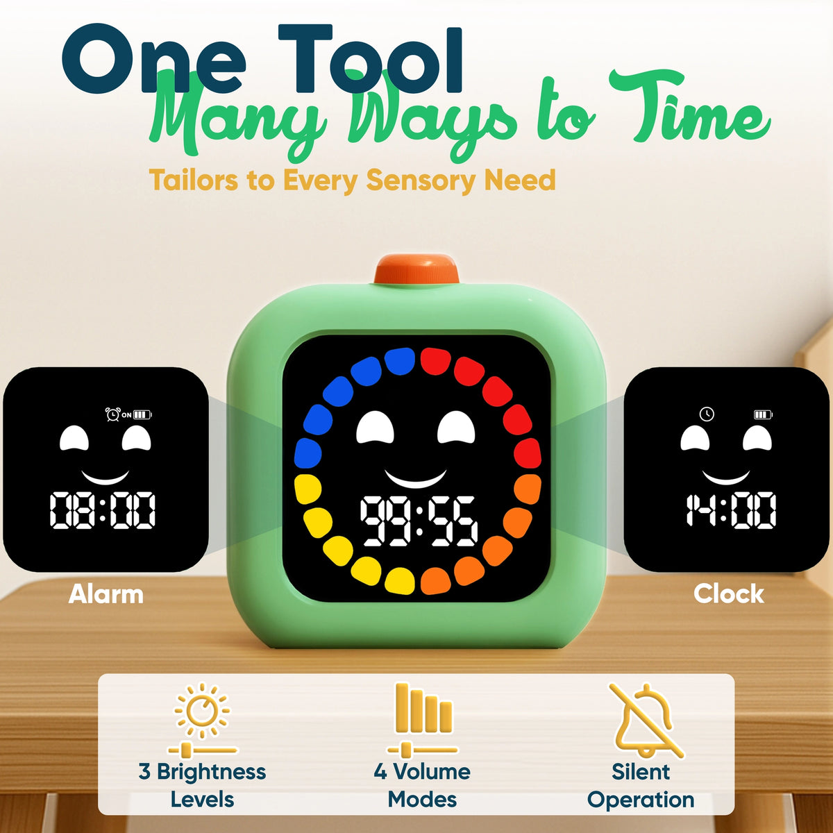 Timebuddy Digital Visual Timer For Kids- 2 color options