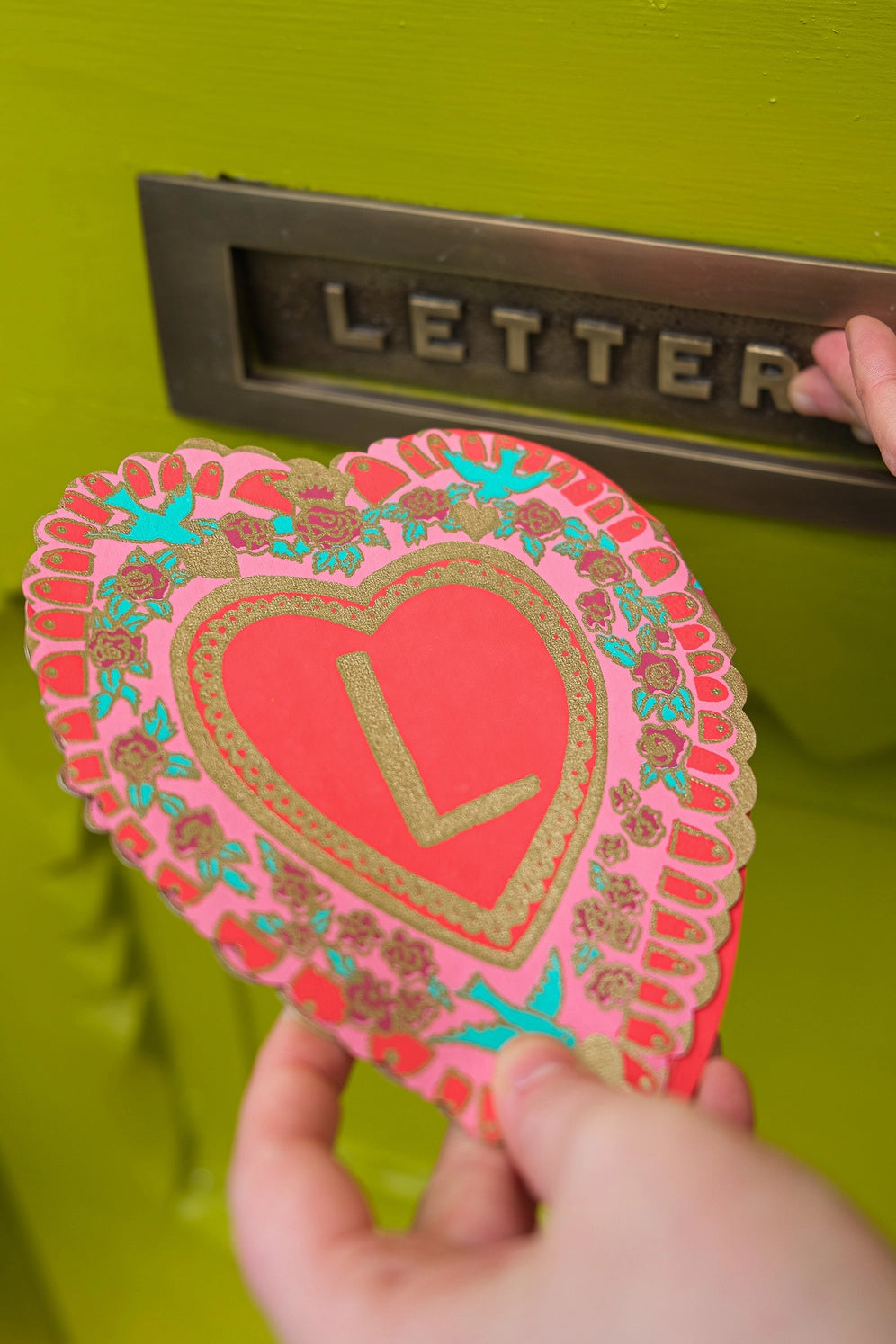 Love Concertina Greeting Card by East End Press