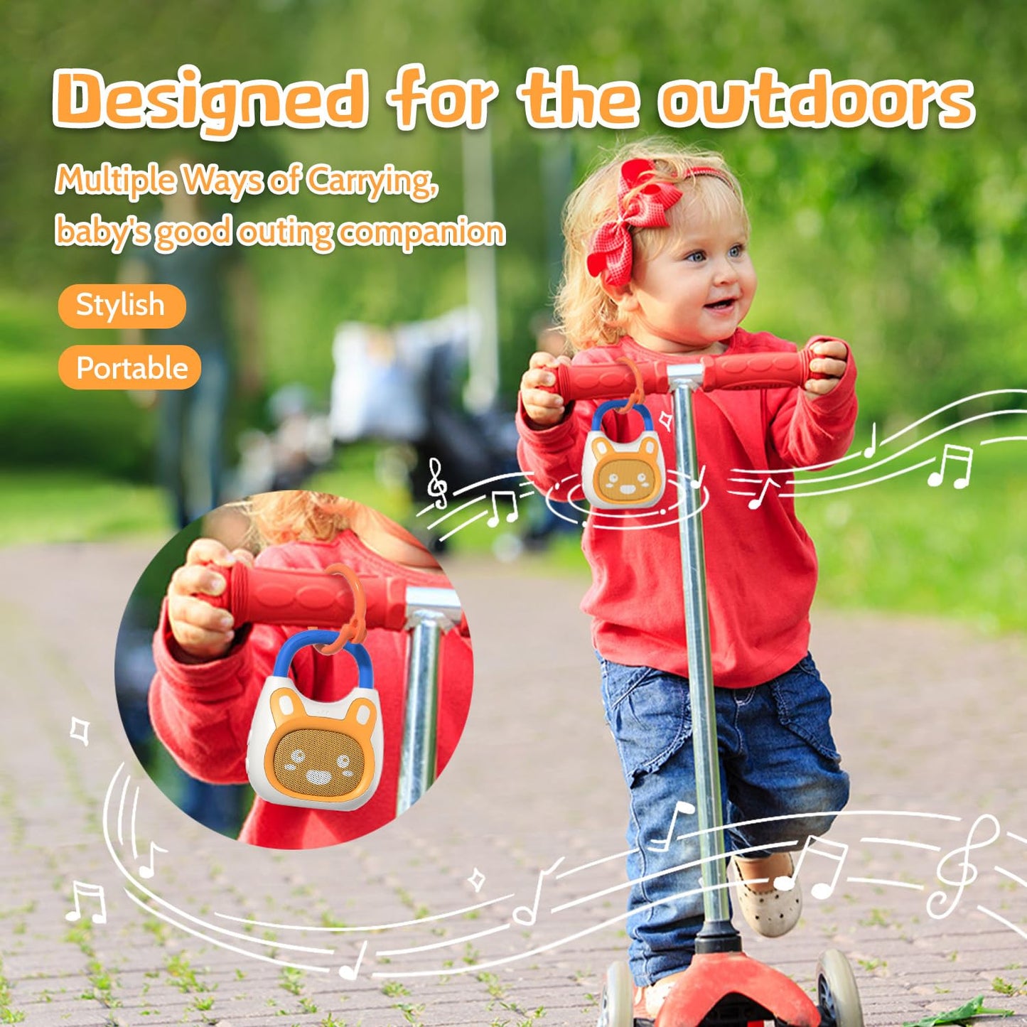 Pocket Bunny– Travel-friendly Kids' Music Player & Soother