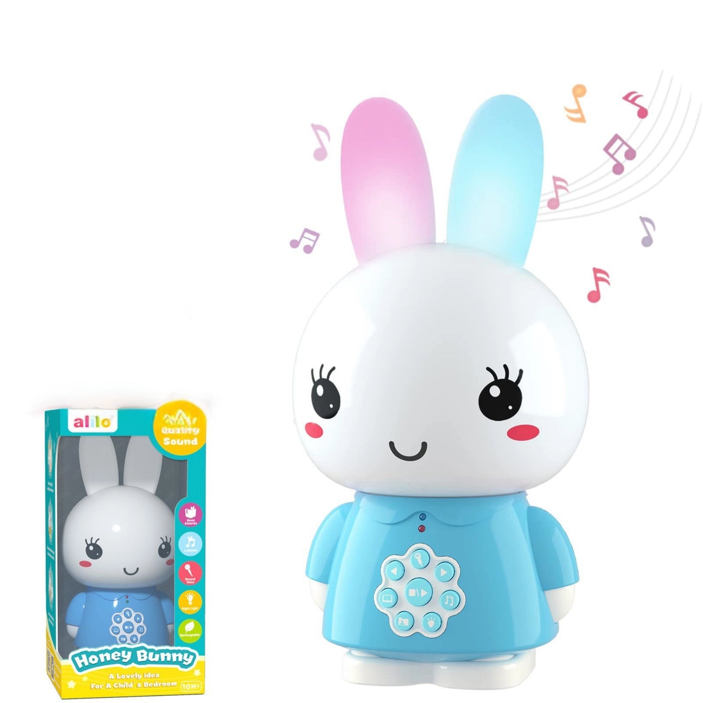 Honey Bunny Night Light Toy: Stories & Music
