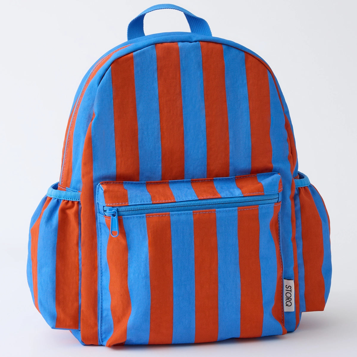 Cook Kid Backpack in Blue & Rust Stripe