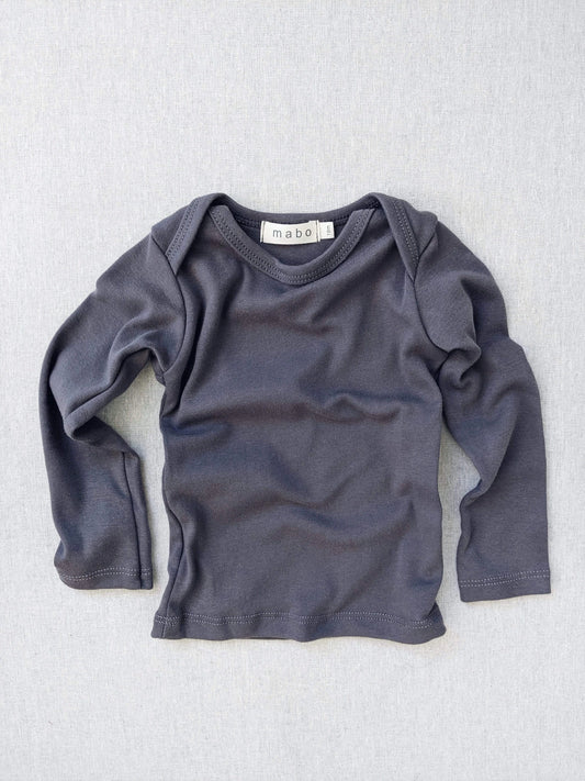 Organic Cotton Lap Tee in Graphite