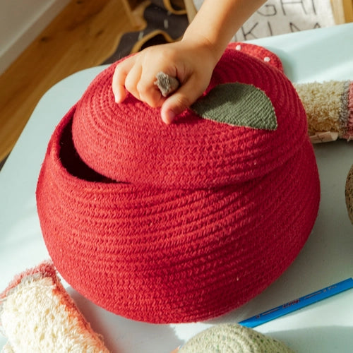 Woven Apple Basket