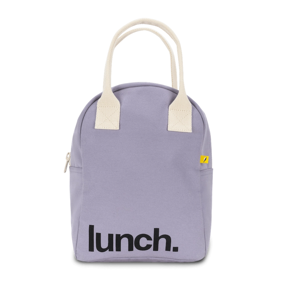 Zipper Lunch Bag "Lunch Lavender" by Fluf