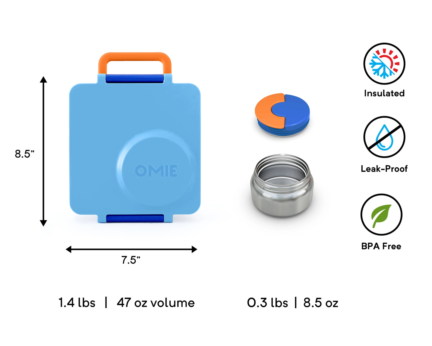 OmieBox in Sky Blue