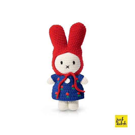 Miffy in Blue Tulip Dress & Red Hat