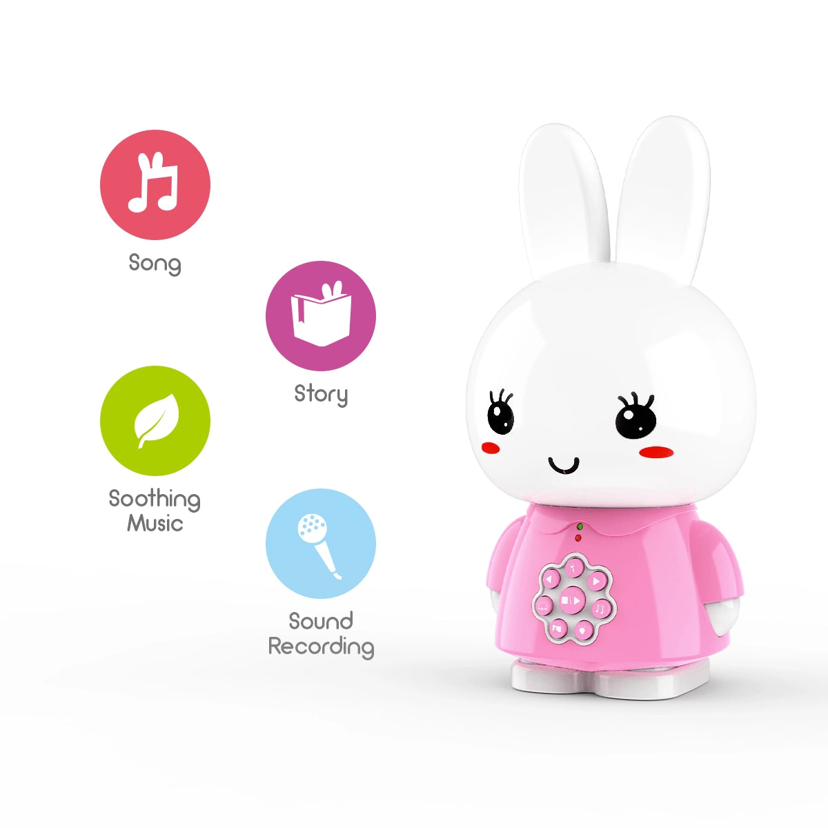 Honey Bunny Night Light Toy: Stories & Music