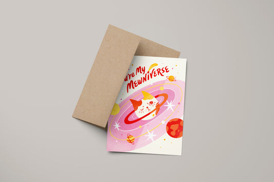 You're My Mewuniverse Card