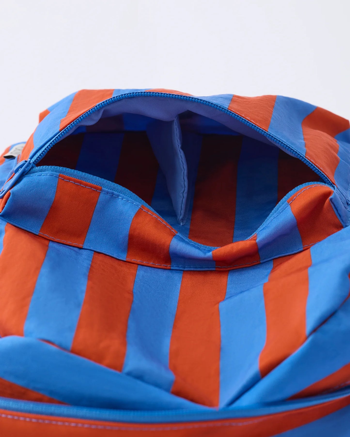 Cook Kid Backpack in Blue & Rust Stripe