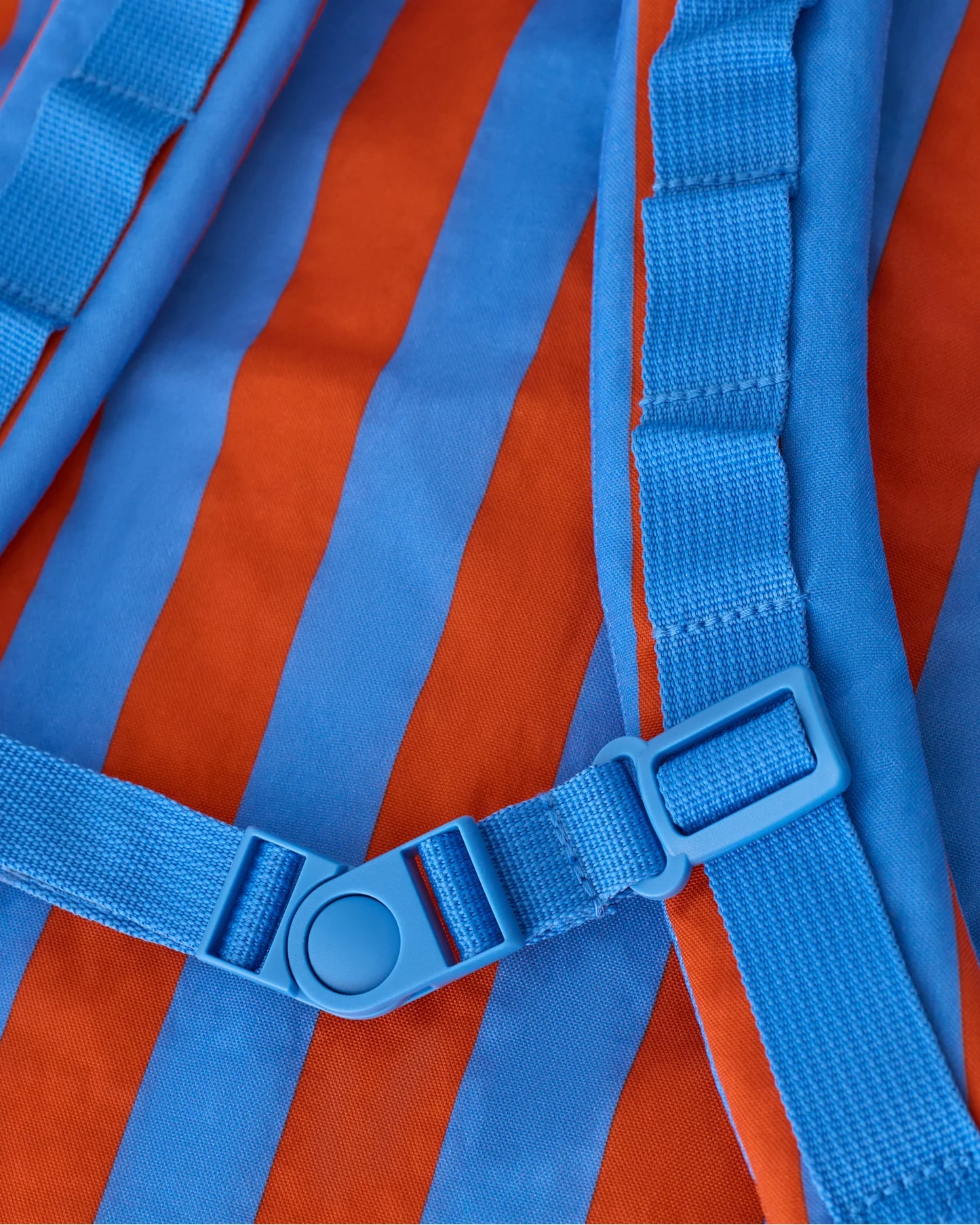 Cook Kid Backpack in Blue & Rust Stripe