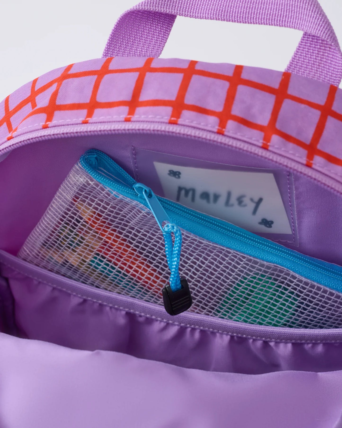 Cool Kid Backpack in Grid