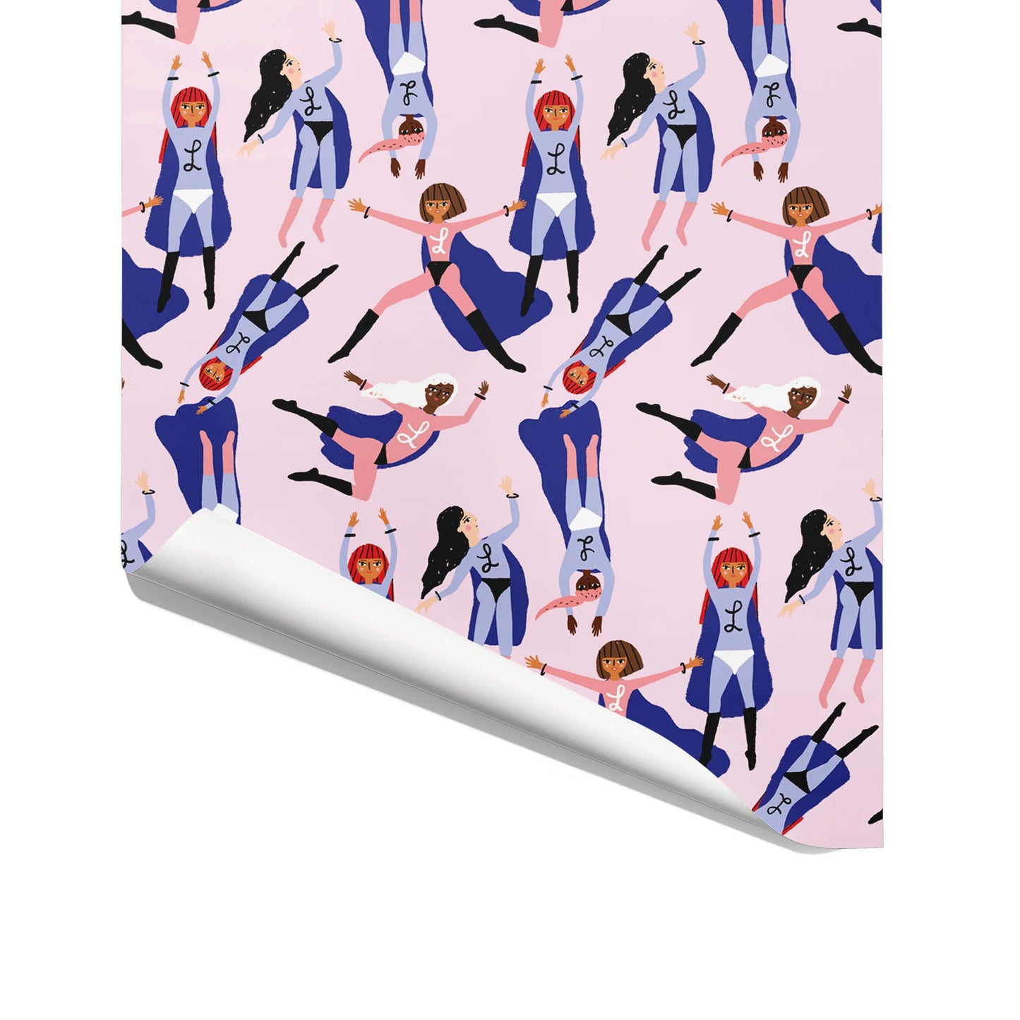Superheroes - Rolled Gift Wrap